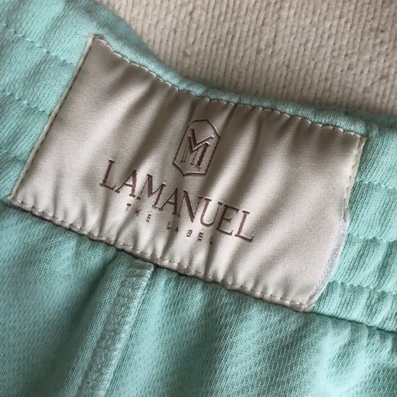 100% Cotton LaManuel Shorts Made in Poland S Mint Green - Picture 2 of 9